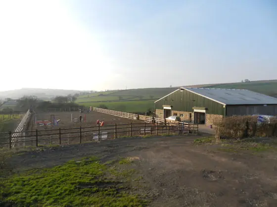 The yard and arena